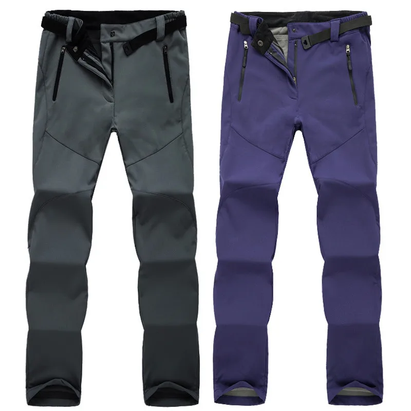 Осень зима флисовые штаны с защитой от ветра дышащий теплые брюки розничная