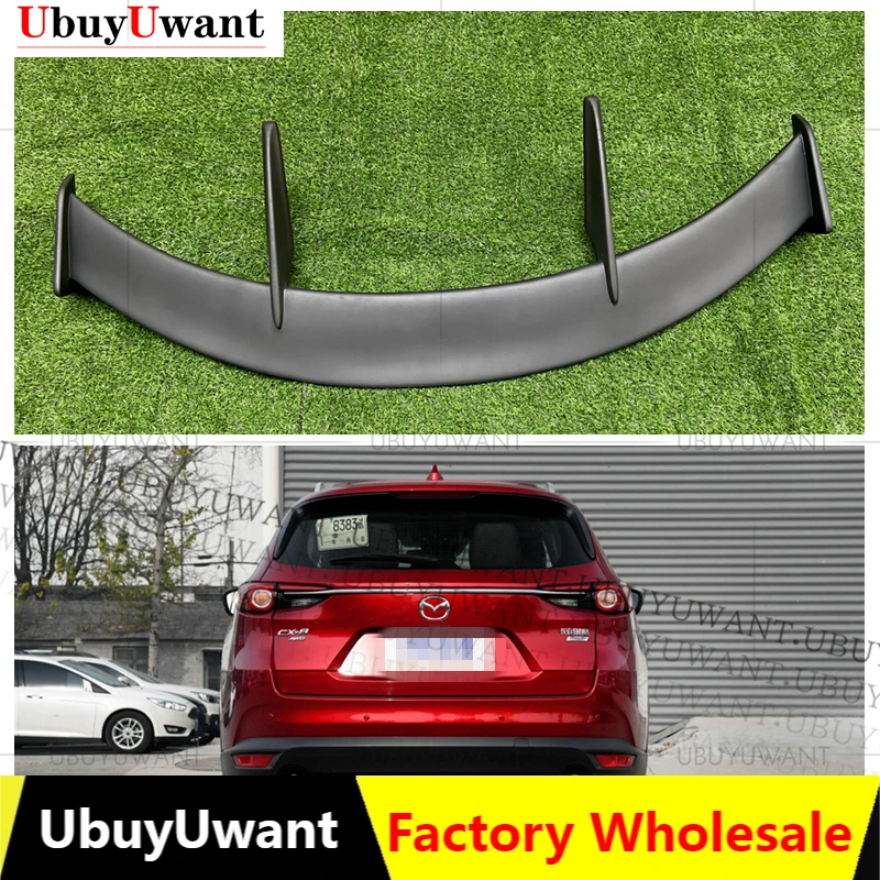 

Fast Shipping For Mazda CX-8 HatchBack 2019 - 2021 Car Tail Wing Decoration Carbon Fiber / FRP Rear Trunk Spoiler Car Styling
