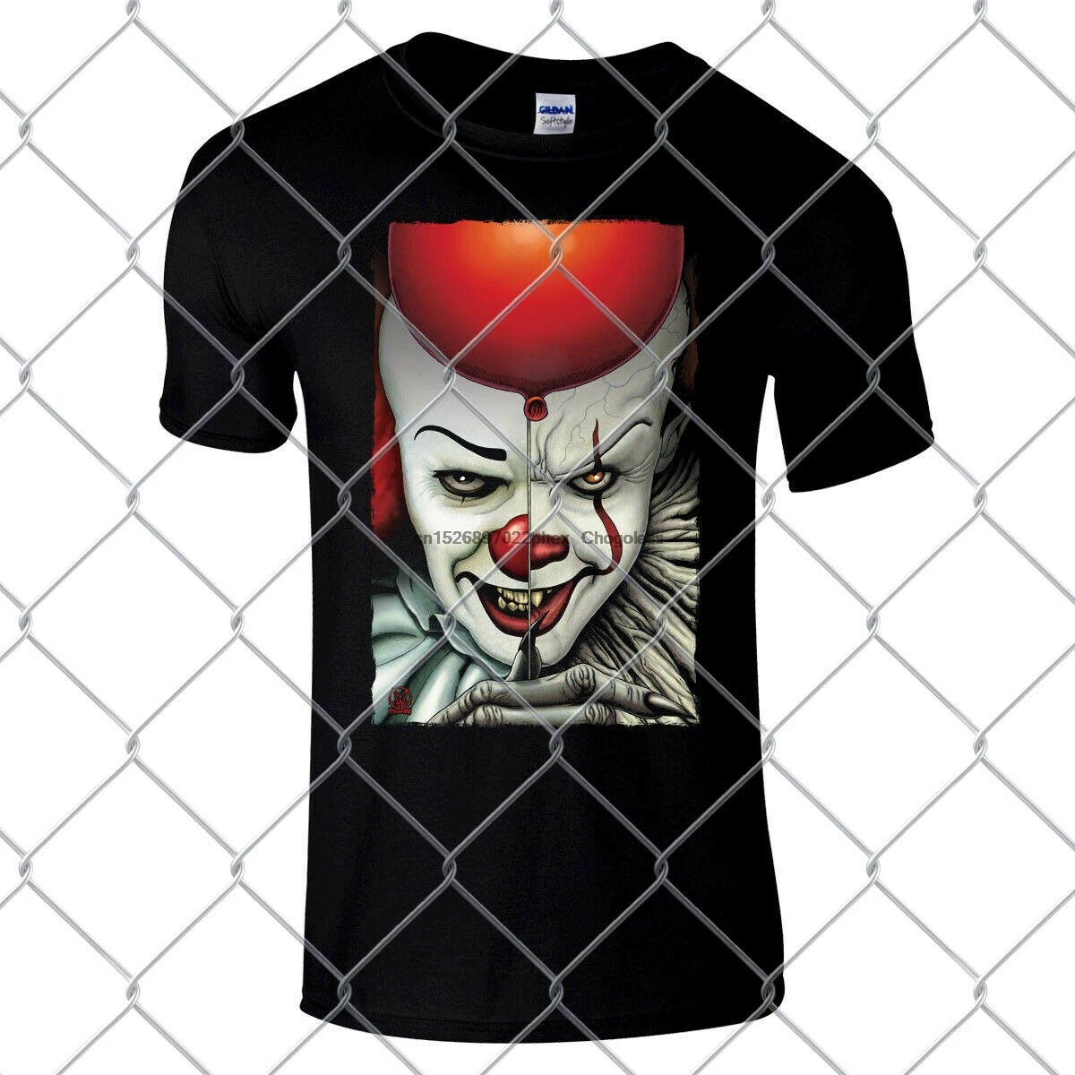 

Pennywise Premium black regular fit horror T Shirt by William Anderson