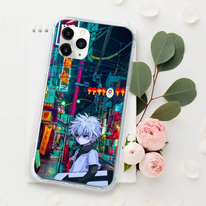 

hunter x hunter Japan anime Phone Case for iPhone 11 12 pro XS MAX 8 7 6 6S Plus X 5S SE 2020 XR Luxury brand shell funda coque