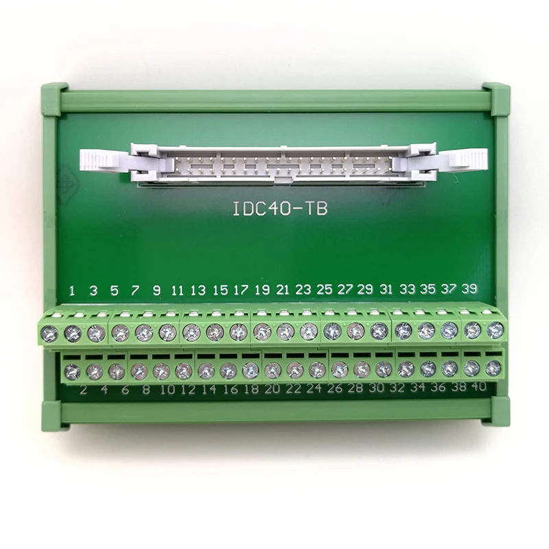 IDC40-TB PLC релейная Клеммная колодка адаптер DIN-рейка Монтажная гнездо | Дом и сад