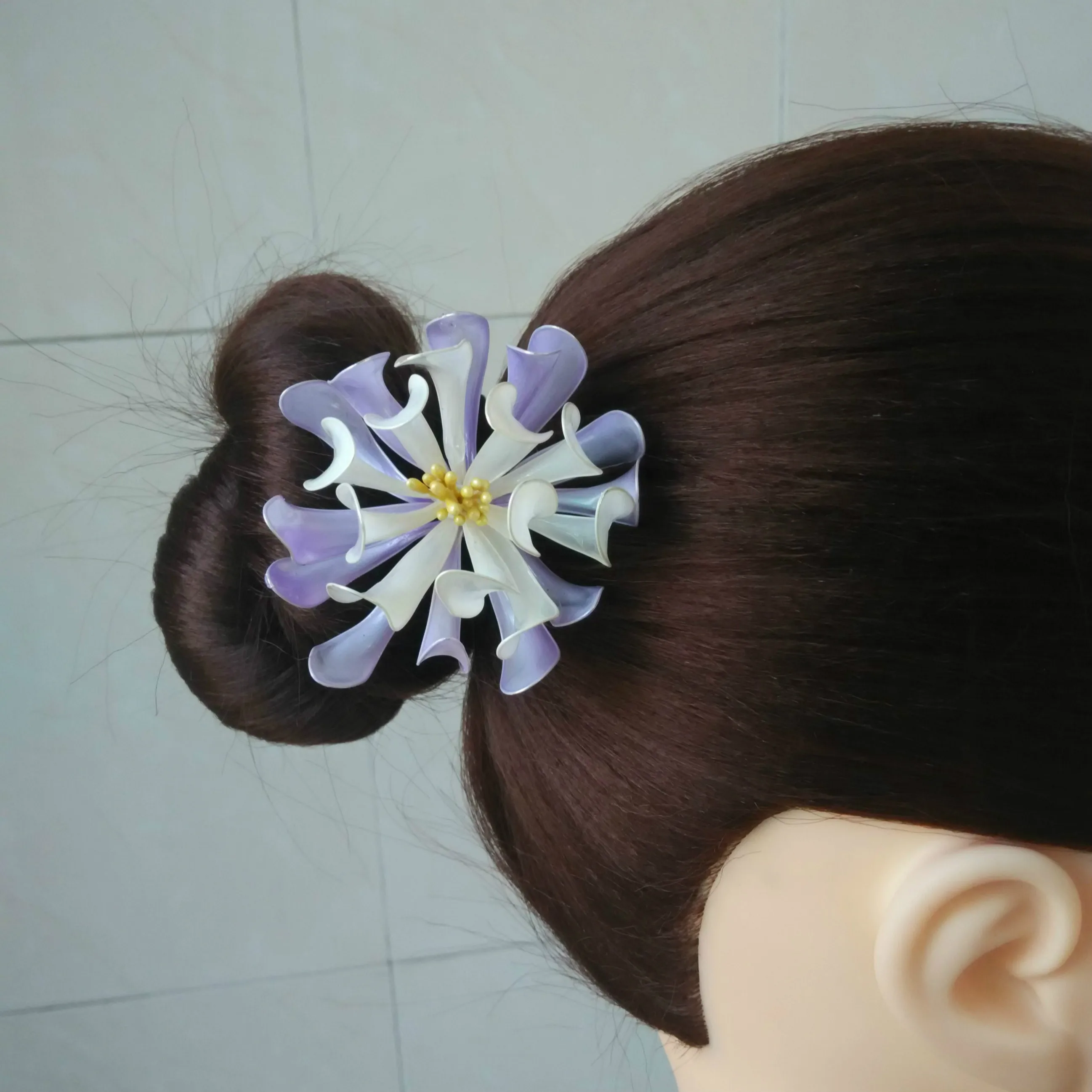 LALAVARA Китайская традиционная Kanzashi Han Fu женские заколки для волос Свадебные аксессуары для волос