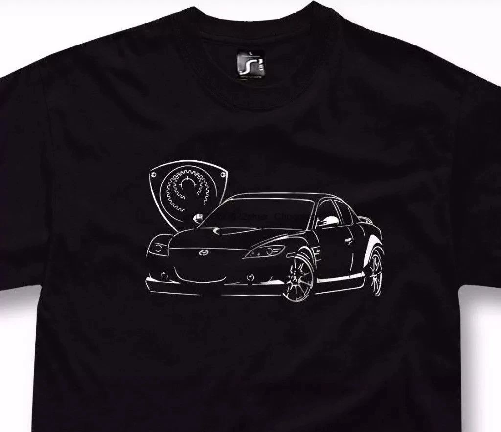 Футболка для фанатов mazda rx8 jdm classic wankel rotary drift tuning turbo car | Мужская одежда