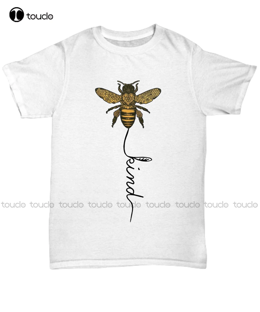 

Bee Kind Flower Hippie T-Shirt Peace Love Life Be Kind Floral Hippy Unisex Tee Unisex Women Men Tee Shirt