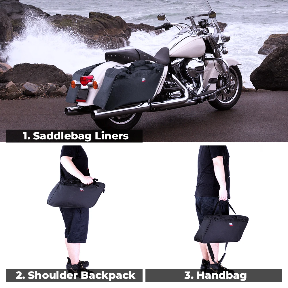 Для Electra Glide для Road King седельная сумка мотоциклетная универсальная Боковая Сумка