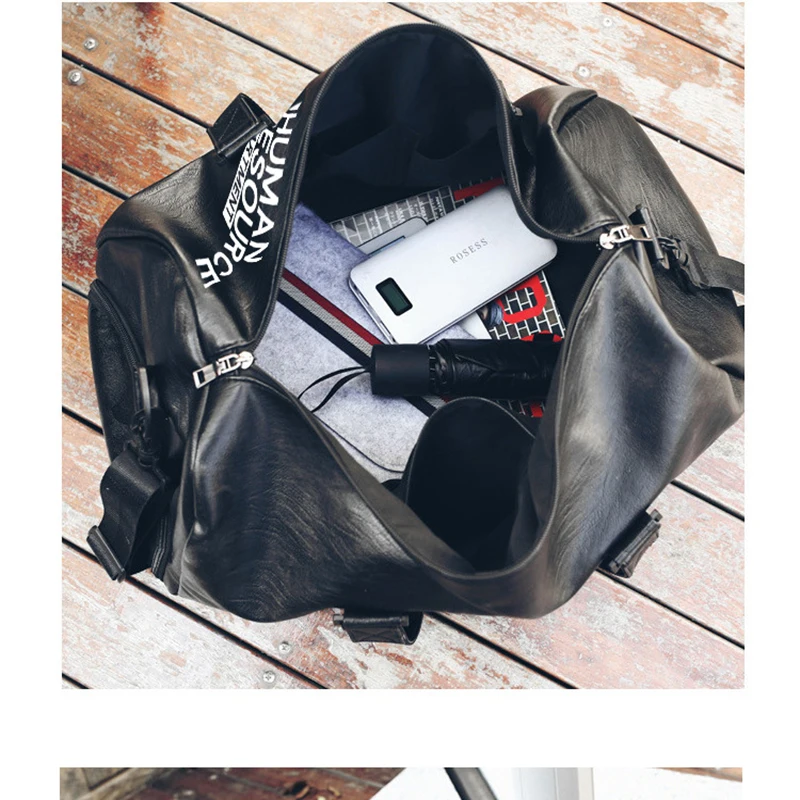 Рюкзак кожаный для путешествий с ручками и плечевым ремнём |