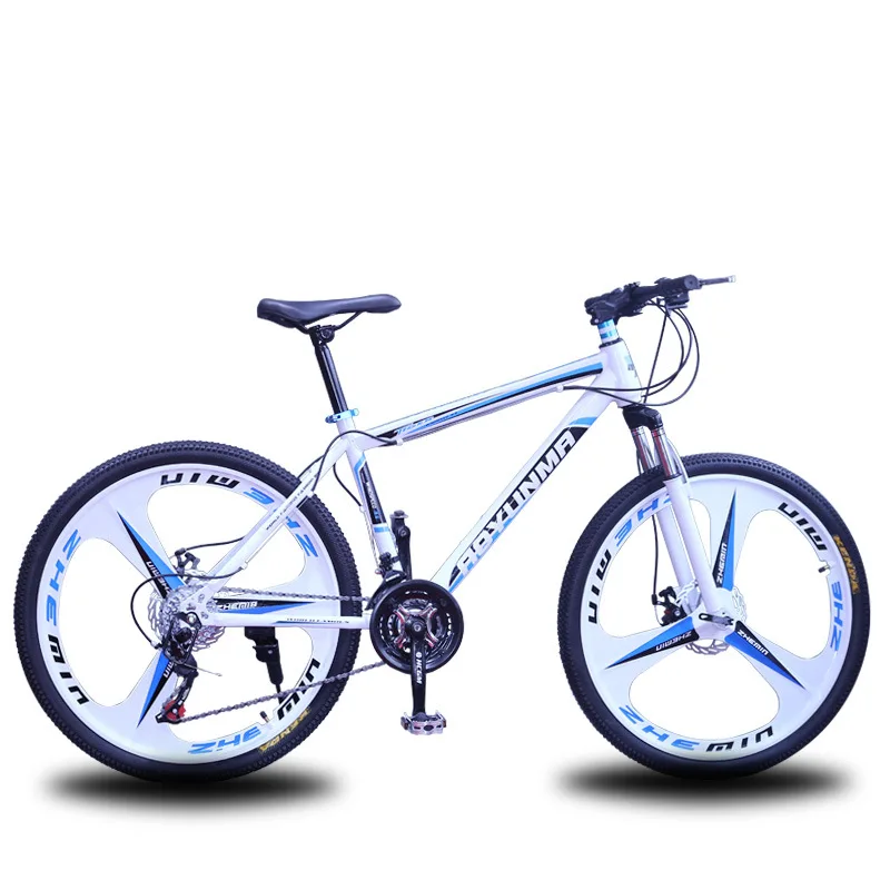 Verkaufen Berg Fahrrad 21 Geschwindigkeit 3 Messer 24 Zoll Radlager Hub Trommel Disc Bremsen V Bremsen Lila Rot Blau Männer Und Frauen Bike
