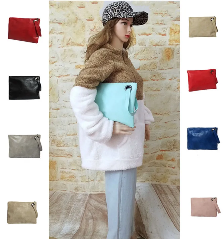

Retro candy color female handbags women dinner bag cross-body clutch pu leather mobile phone lipstick bags