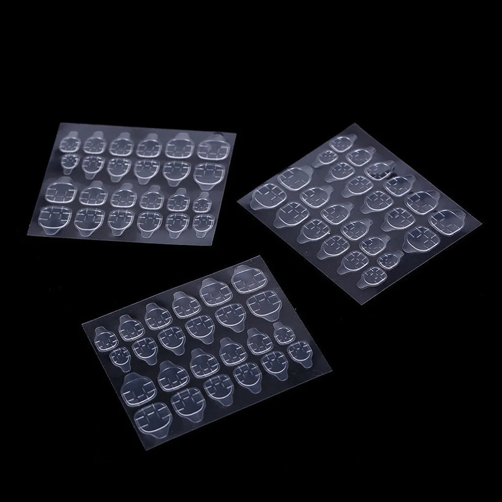 Двухсторонняя наклейка для ногтей калолярный клей накладных Желейная гелевая