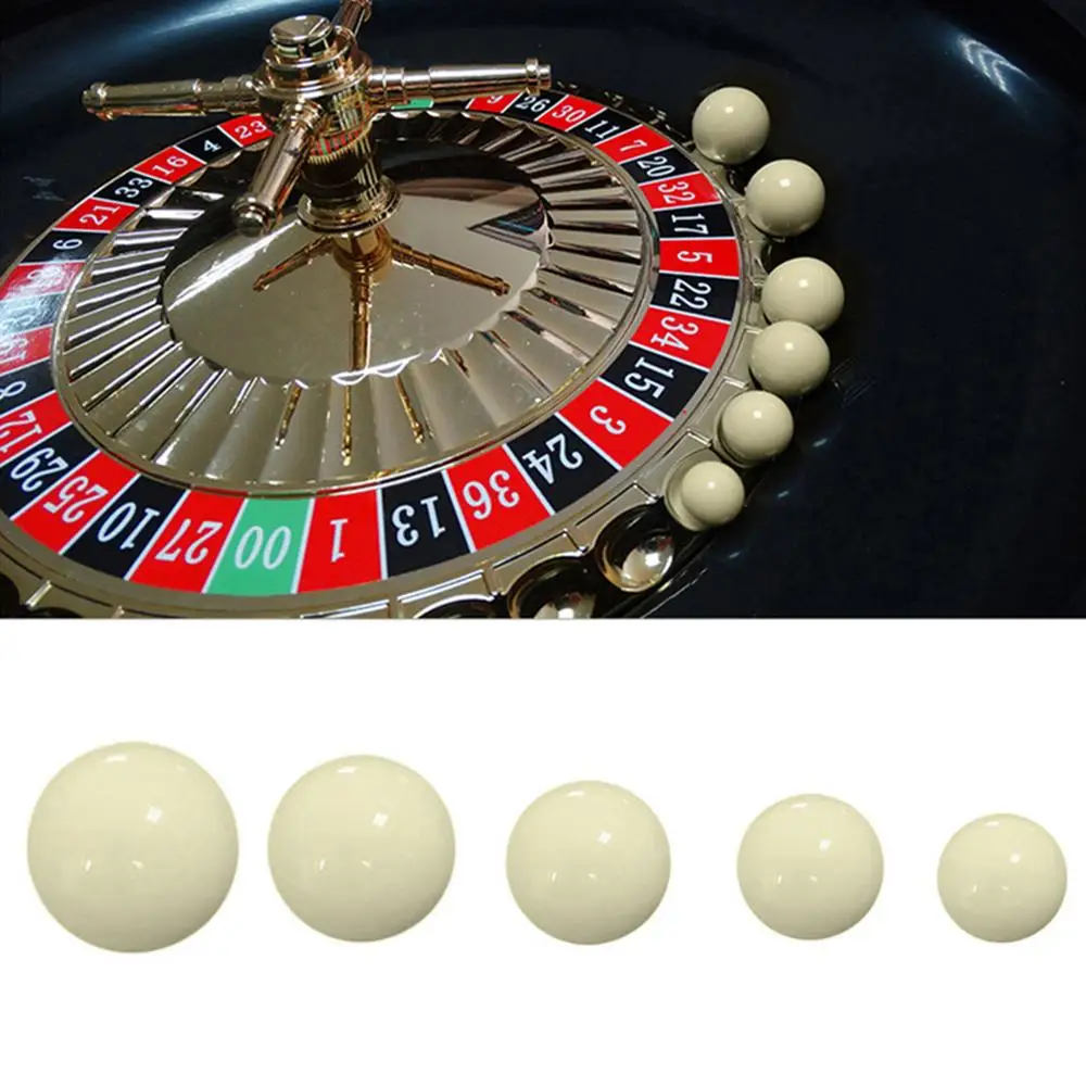 

3pcs Russian Roulette Ball Casino Roulette Game Replacement Ball Resin Ball
