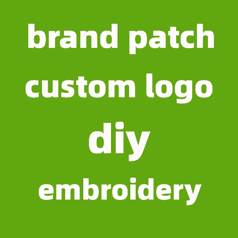 

Logo Patch Custom Brand Embroidered Patches for Clothing Fusible Sewing Application Sew on Iron-on Applique Stripes on Clothes