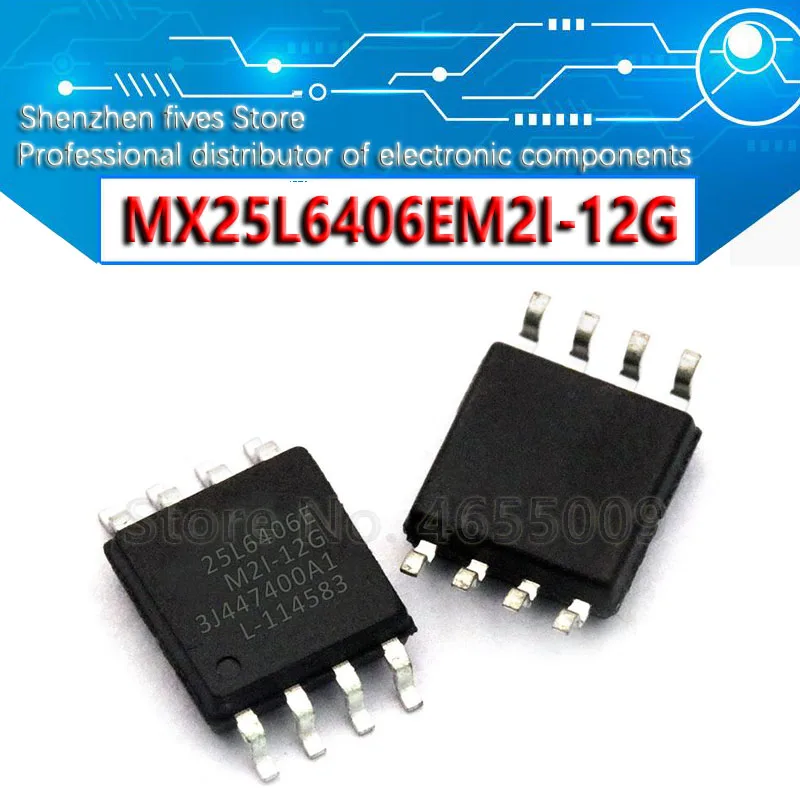 

(5piece)100% New 25L6406E MX25L6406E MX25L6406EM2I-12G sop-8 Chipset