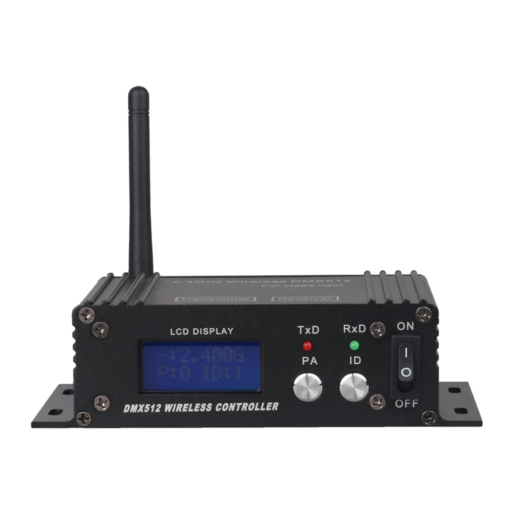 Беспроводной контроллер DMX 512 2 4G приемник с ЖК-дисплеем регулируемый передатчик