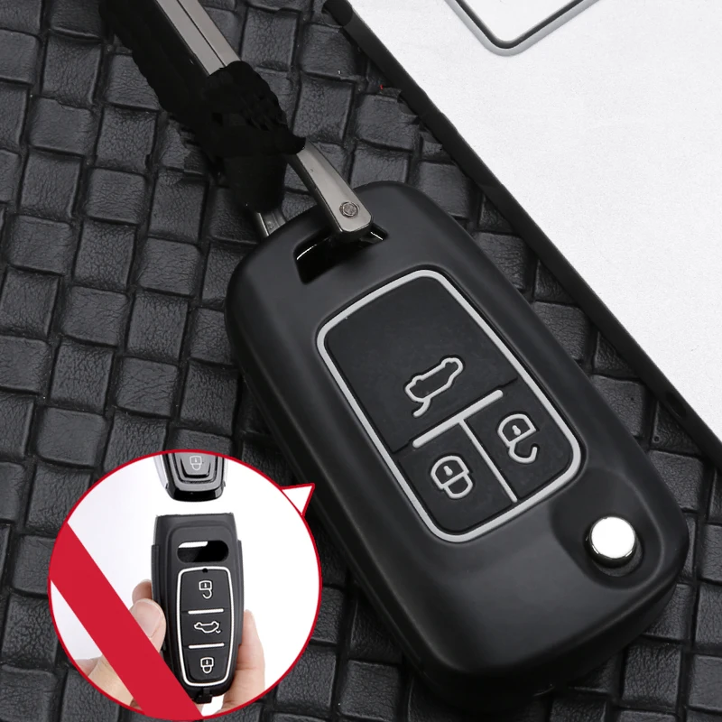

For Chevrolet Cruze Aveo Trax Opel Astra Corsa Meriva Zafira Antara J Mokka Insignia For Buick New Alloy silica gel Car Key Case