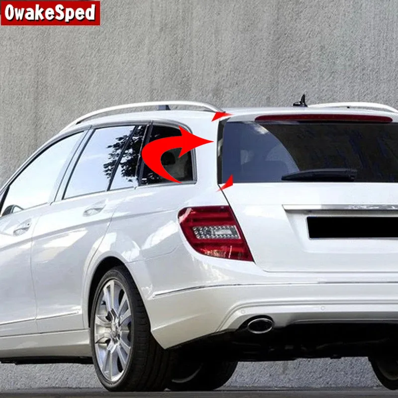 

Стайлинг автомобиля, края, задний спойлер, рамка, украшение, крышка, отделка, внешние аксессуары, наклейки для Mercedes Benz W204 C Class 2007-14