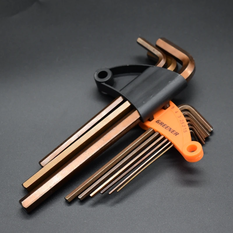 Tactical Hexagon Wrench Hex Spanner S2 Steel 2mm-15mm Screwdriver Flat Ball Set Tool Kit Hunting Airsoft Gun Accessories | Спорт и