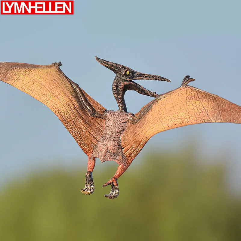 

New Simulation Prehistoric Animal Pterodactylus Solid Plastic Model Dinosaur Collection Action Figure Figurine Children Toy Gift