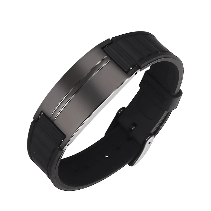 

MOOCARE Unisex Adult Stainless Steel Fashion Magnetic Sport Bracelet Power Balance Wristband Bangle for Men & Women