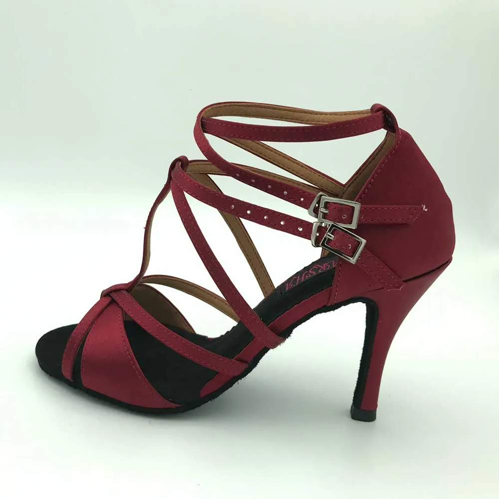 Женские туфли для латиноамериканских танцев, на высоком каблуке 9 см от AliExpress RU&CIS NEW