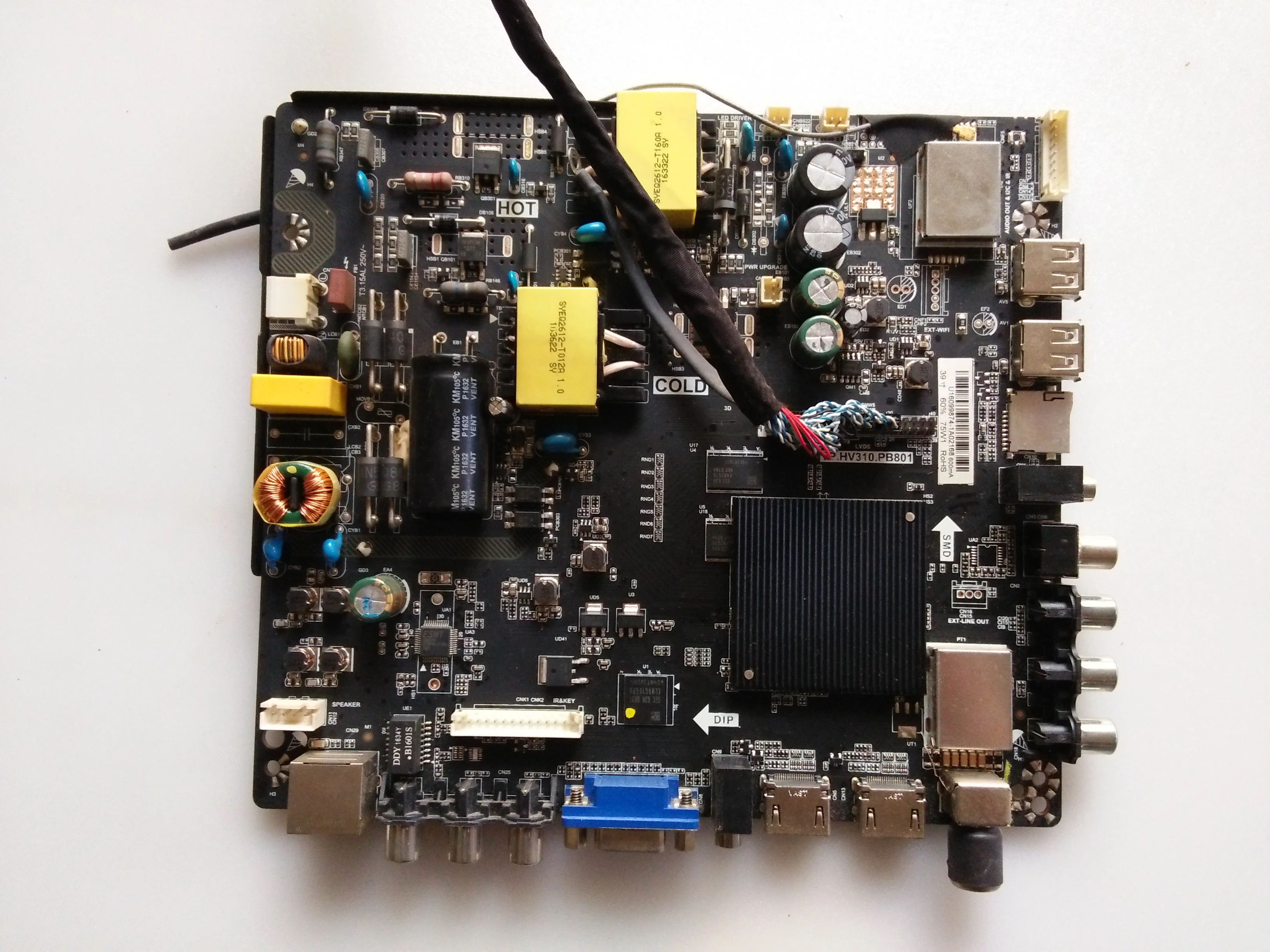 

Оригинальный Плата логики Главная плата 32 дюйма Главная плата тп. hv31.pb801 экран ly315-dh01 схема