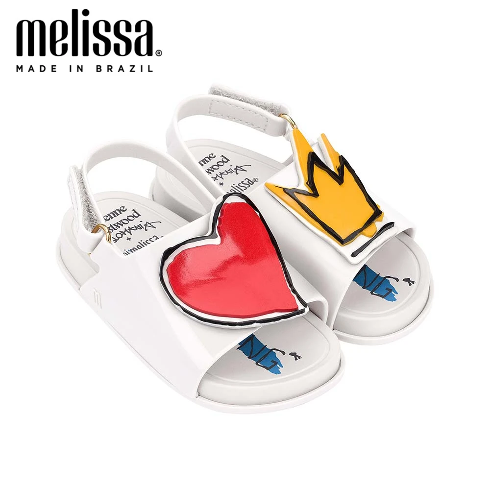 Melissa Mini пляжные сандалии шлепанцы для девочек и мальчиков прозрачная обувь