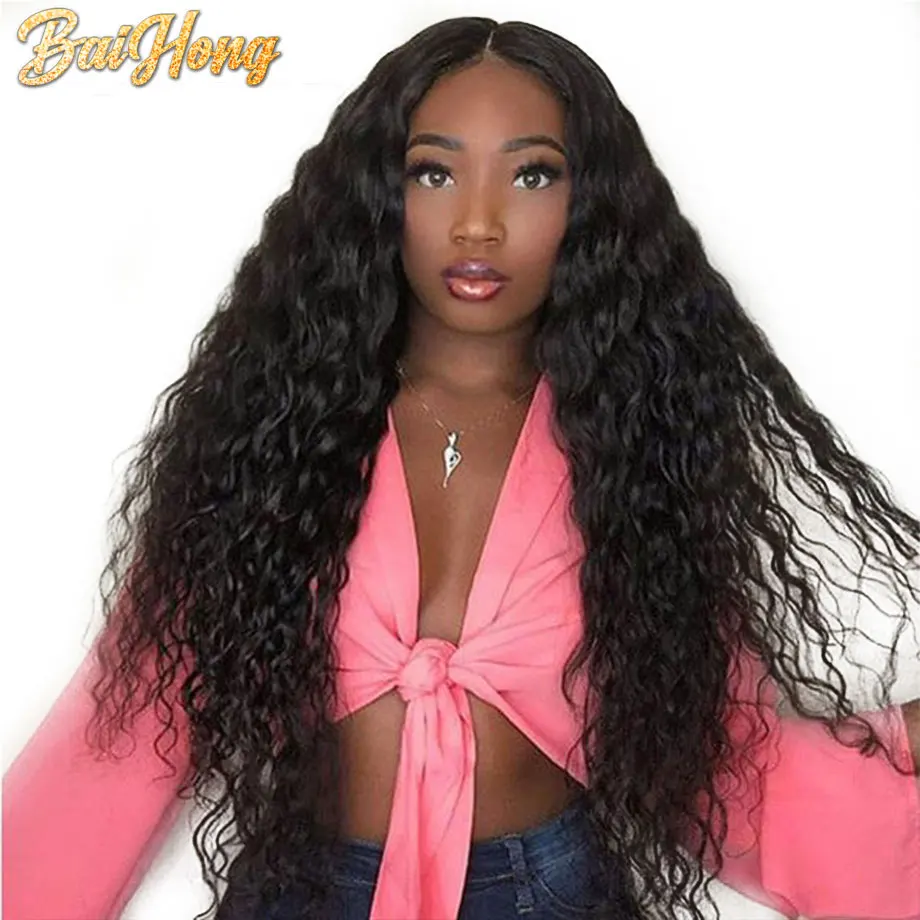 

Human Hair Bundles Water Wave Hair 3 Bundles Deals Malaysia Natural Extension Hair Clip 8-28 Inches Easy To Manage BAIHONG