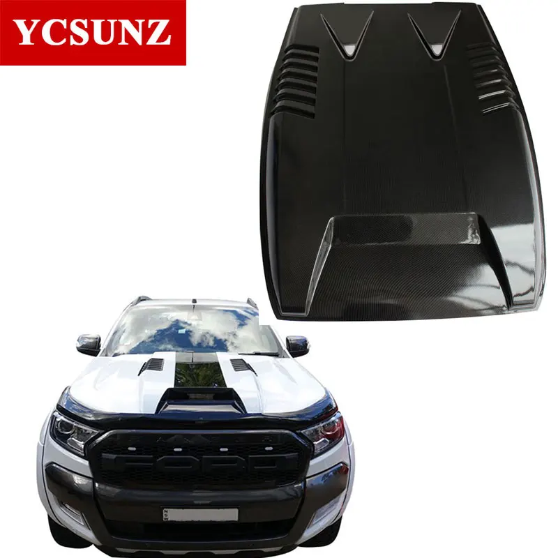ABS Матовый Черный капот совок капот для Ford Ranger 2012 2013 T6
