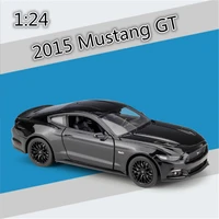124 scale model diecasts metal alloy mustang gt racing car grand sports vehicles toy supercar collection for children adult