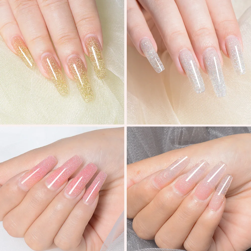 Набор полиуф-геля 20 мл набор для наращивания ногтей с наконечниками двойная