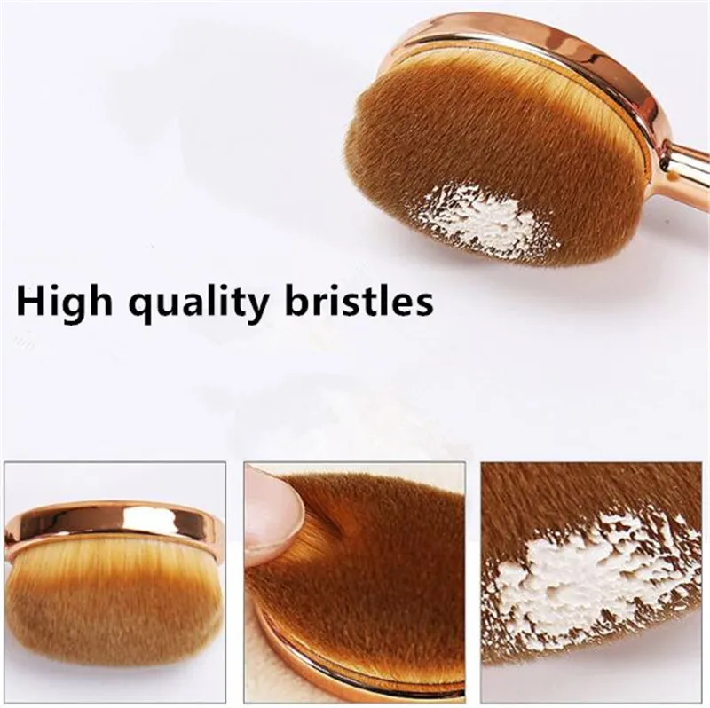 Кисти для макияжа 1 шт. зубная щетка новинка Кисть русалка овальные кисти один