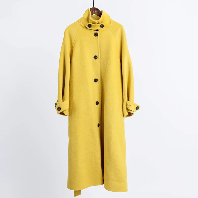 

Зимний Женский Тренч 2020, Женская шерстяная куртка, женское модное женское пальто