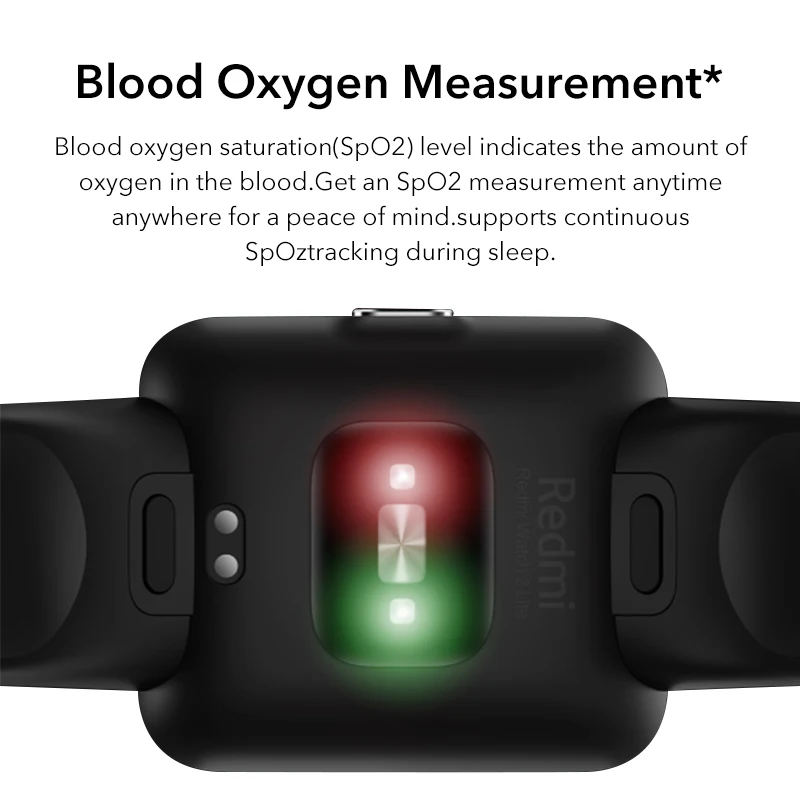 Global Version Xiaomi Redmi Watch 2 Lite Smartwatch 1.55&quot HD GPS Smart Blood Oxygen Sport Bracelets Bluetooth 5.0 Mi Band |