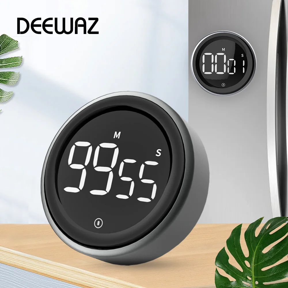 Цифровой кухонный таймер Deewaz магнитный электронный для готовки занятий спортом