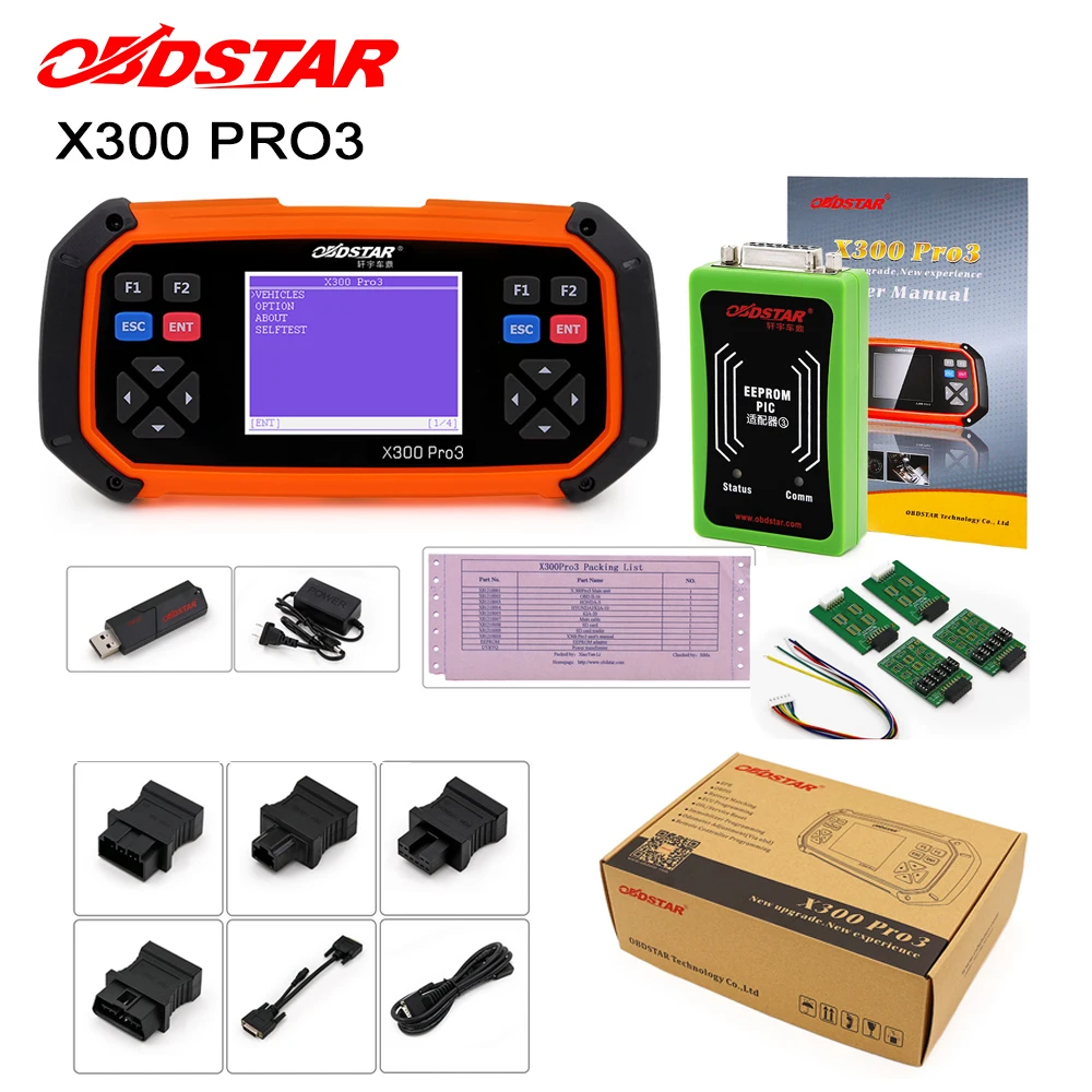 OBDSTAR X300 PRO3 ключ мастер стандартная конфигурация иммобилайзер регулировка одометра EEPROM для Toyota G& H чип все ключи потеряны