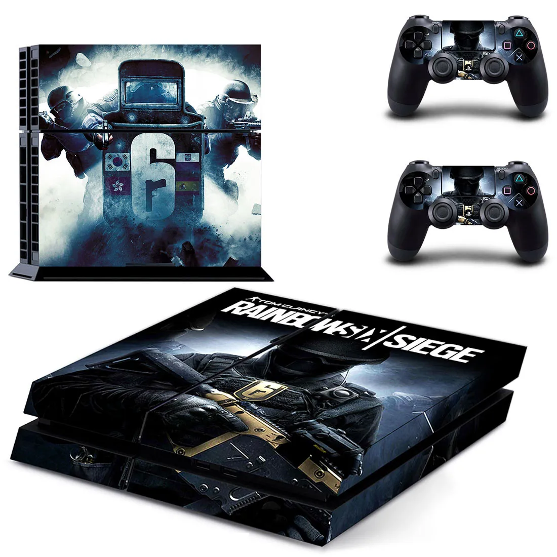 Tom Clancy's Rainbow Six Siege PS4 наклейка s Play station 4 наклейки для кожи наклейки для playstation 4 PS4 консоли и контроллера Skins