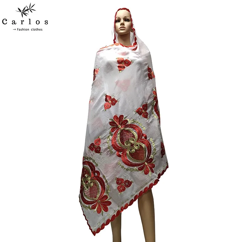 Высокое качество Лидер продаж мусульманское большой шарф 100% хлопковый в