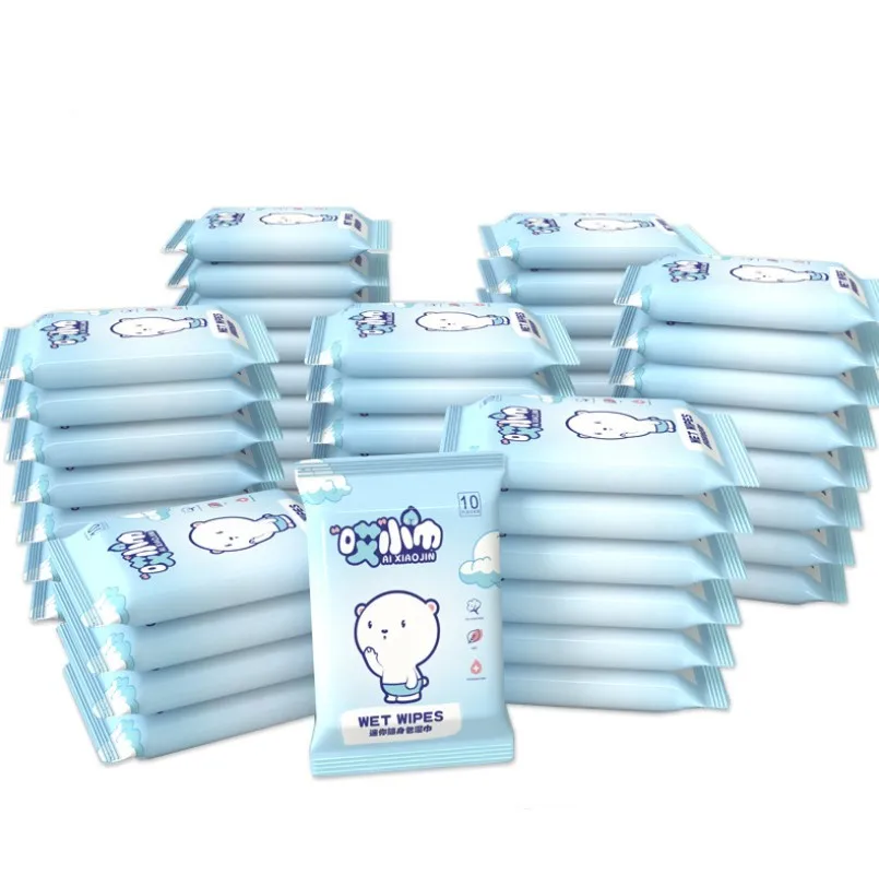 

10pc， baby wipes, alcohol-free washable toilet paper, disposable non-woven mat, used for hand washing and disinfection