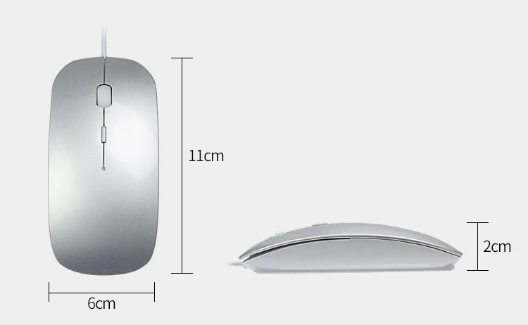 Милая проводная USB мышь для компьютера ПК эргономичная мыши Apple Asus Xiaomi lenovo ноутбук