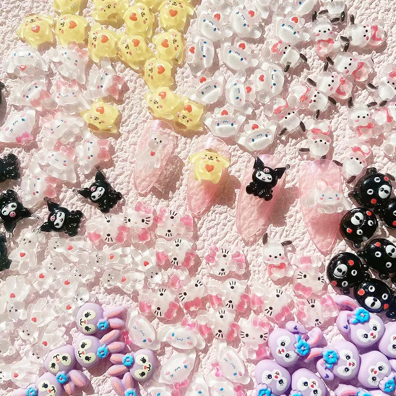20 шт./компл. мультяшный милый Kuromi крутой стиль кавайный Коричный My Melody Kitty
