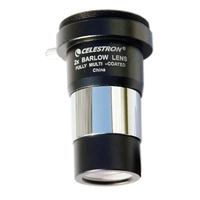 celestron 2x barlow lens 1 25 inch m42 threaded metal 2 times multiplier astronomical telescope accessories