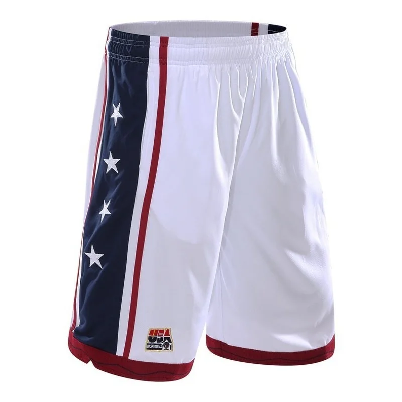 

New 2021 Summer Sport USA Basketball Shorts Outdoor RunningTrainning shorts men with pockets plus size M-3XL