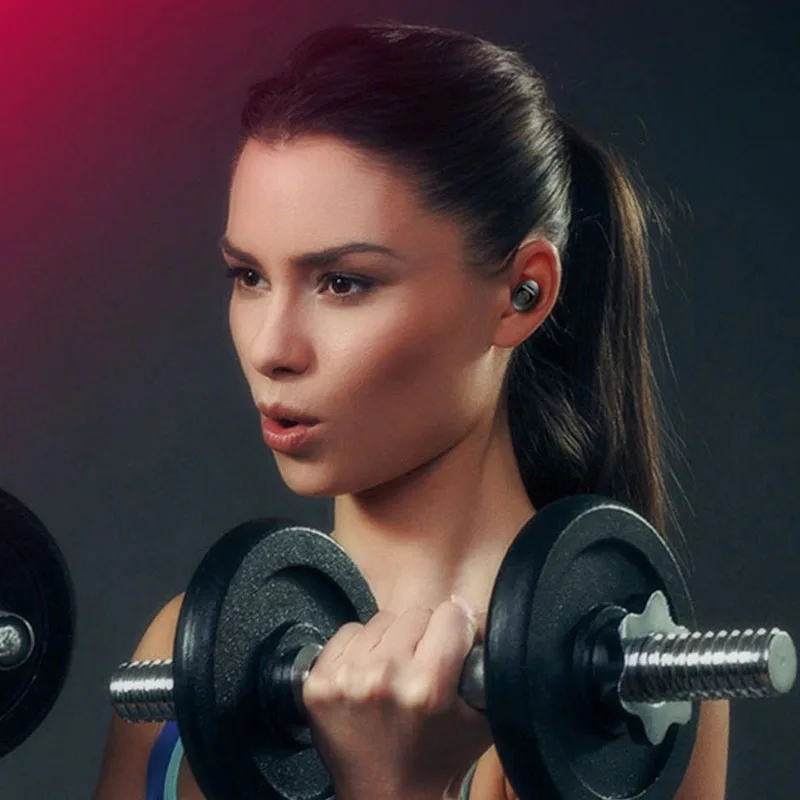 Бинауральные звонки в ухо мини Tws Беспроводная bluetooth гарнитура 5 0