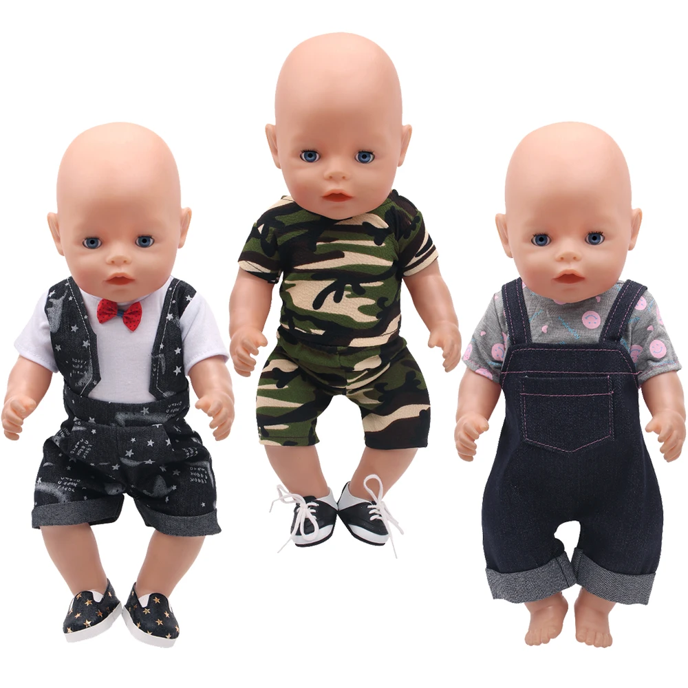 43 см для ухода за ребенком мам мальчиков американских кукол одежда