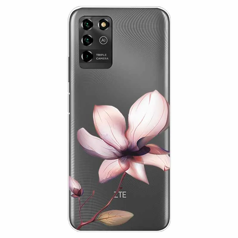 Чехол для ZTE Blade V30 Vita 8030 силиконовый мягкий мультяшный Прозрачный чехол 9030