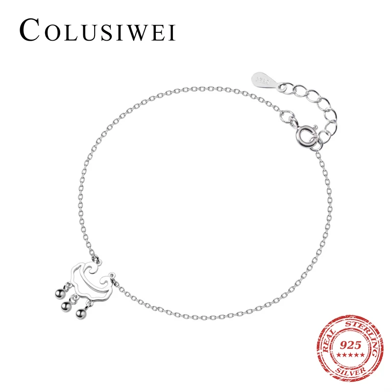 Ножные браслеты Colusiwei в национальном стиле для женщин китайские на цепочке с