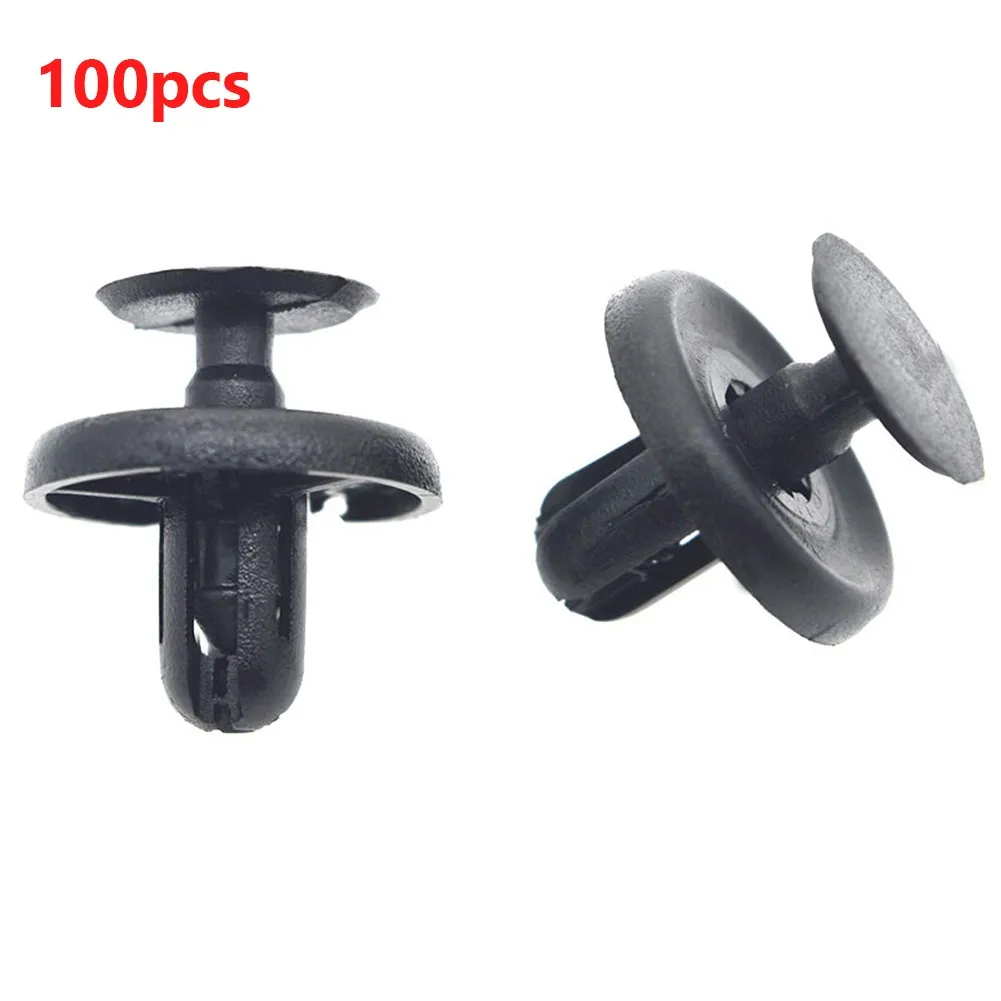 

100pcs Retainer Clip Black 90467-07201 For TOYOTA LEXUS Trim Panel Clips