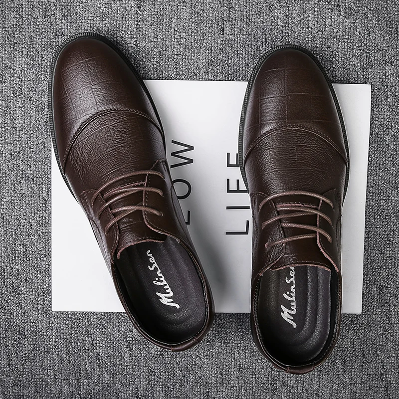 

male flat sneakers cuero mens casuales sapatos black de leather casual shoe hombre sale shoes spring for men hot breathable new