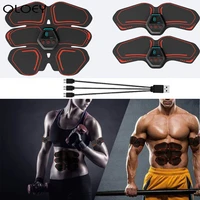 usb rechargable electric press simulator massager abdominal muscle sports exercise fitness equipment training apparatus gym home