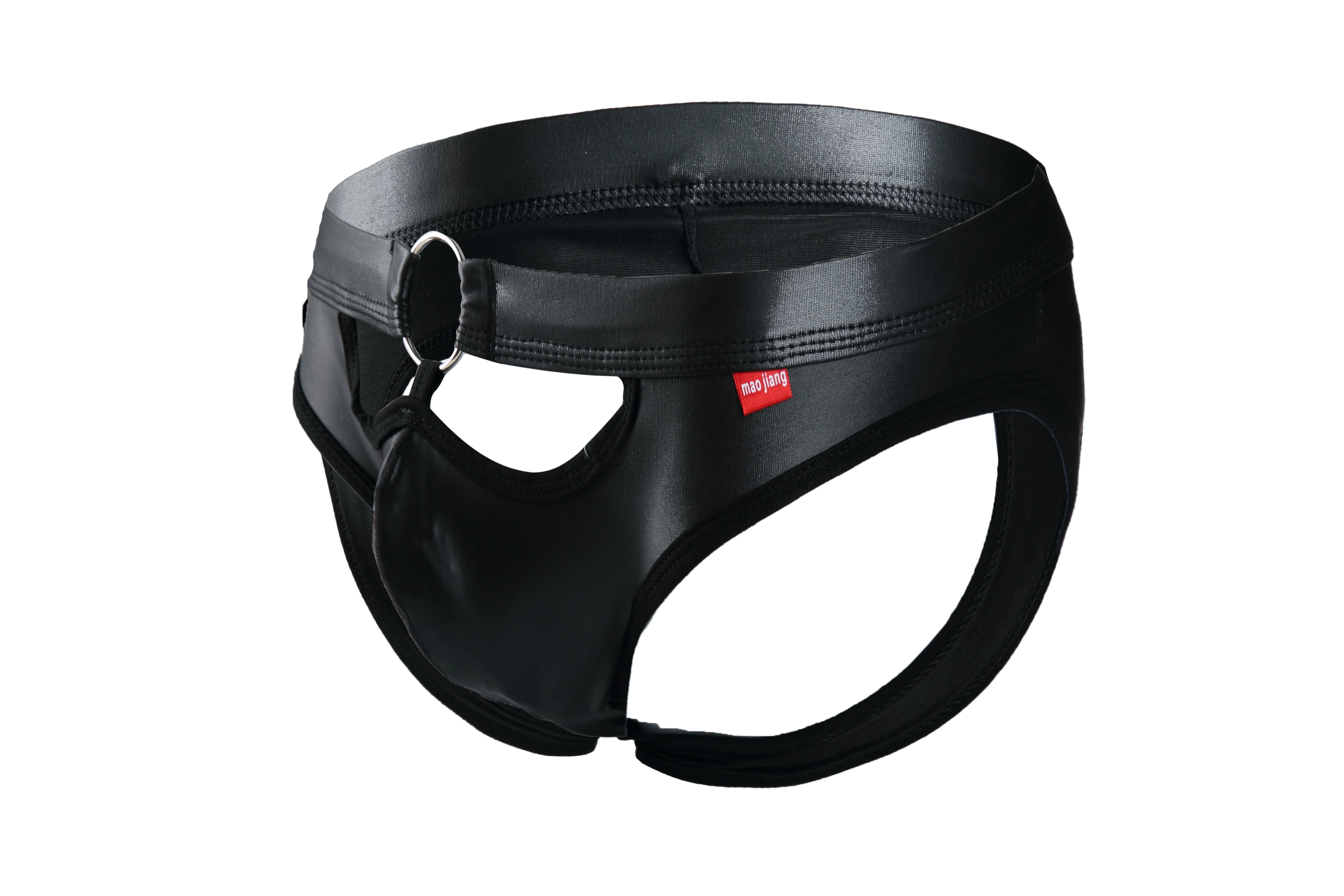 

Черное Мужское нижнее белье, Кожаные Мотоциклетные сексуальные удобные модные быстросохнущие подвижные трусы 1617