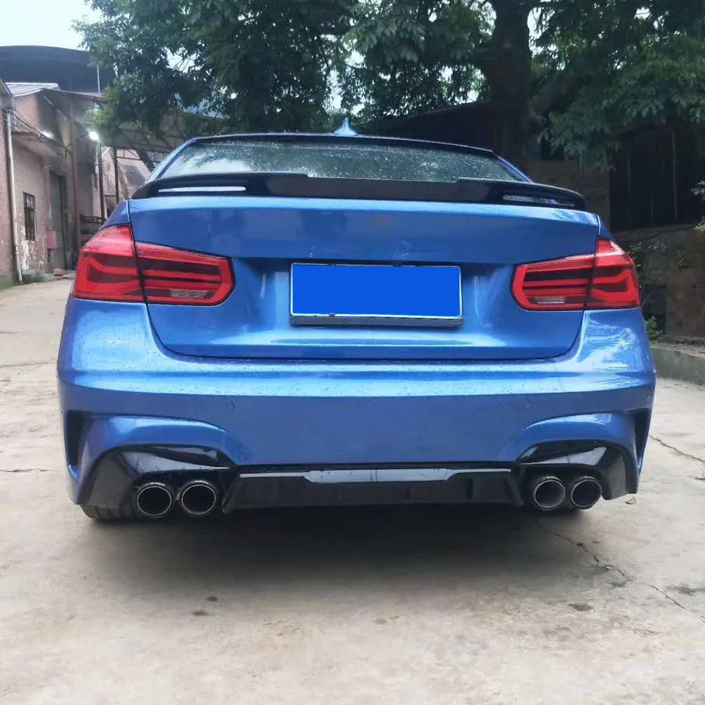Задний спойлер для багажника из углеродного волокна BMW 3 серии F30 F35 F80 M3 2012 2018